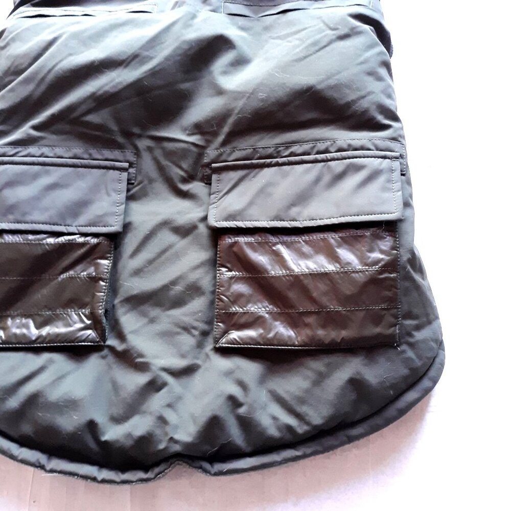 Parjar Pup Zeus Jacket for Dogs w/Faux Fur Trim Military Green XL NEW - Picture 6 of 11